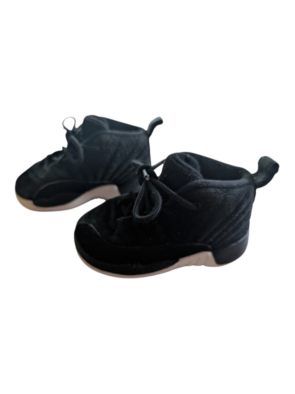 Nike Air Jordan 12 Retro Reverse Taxi Black (TD) 850000-017 Size 6C